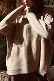 Charli Turtle Ribby Knit Jumper Camel 